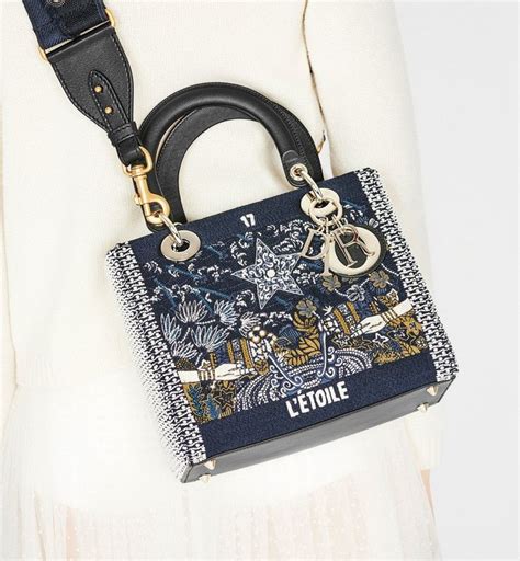 Stars Lady Dior Medium Tarot Beaded 